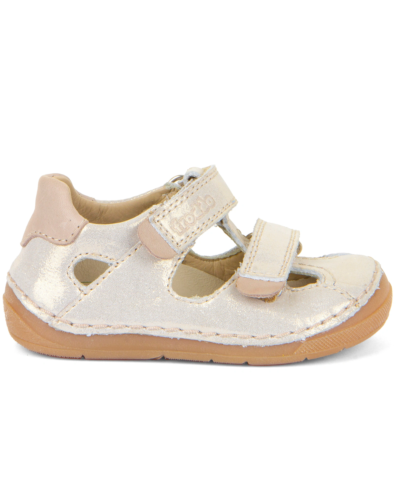 Klett-Lauflernsandalen PAIX DOUBLE in gold shine