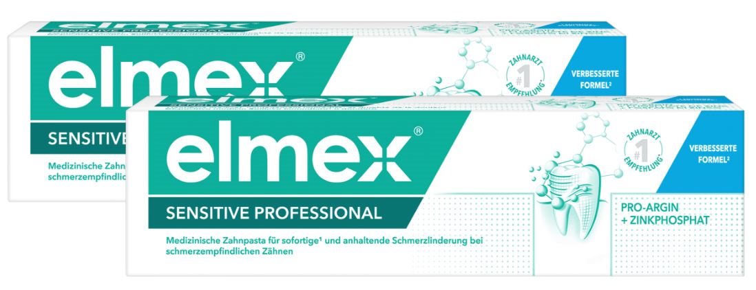 ELMEX SENSITIVE PROFESSIONAL Zahnpasta<br>2 × 75 ml, Tube, Duo