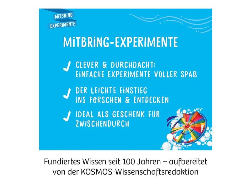Kosmos Experimentierkasten Experimente für die Badewanne Spass mit Seifenboot, Wasserrad und Taucherglocke