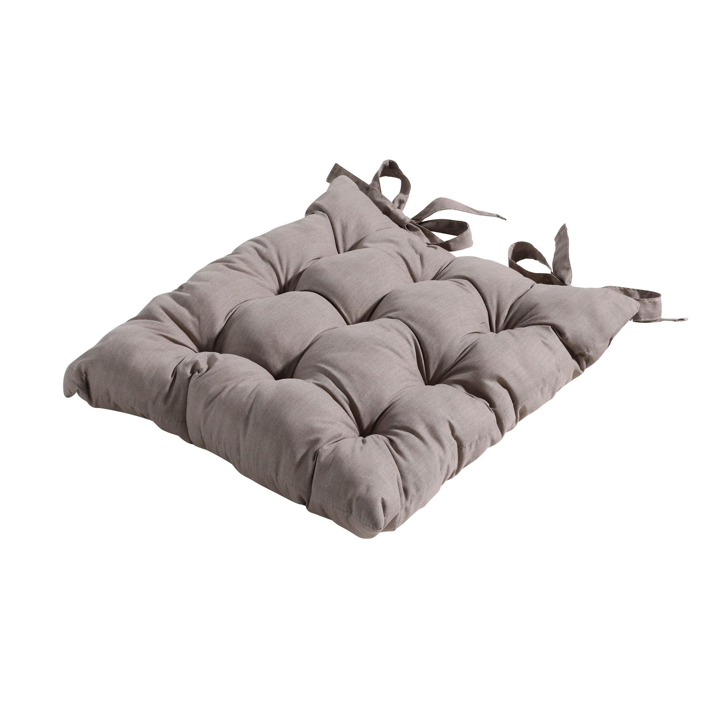 Madison Basic taupe Zitkussen - Set van 4
