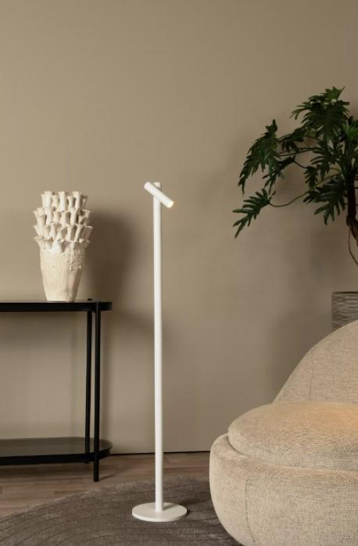 Lucide Antrim 1 vloerlamp LED oplaadbaar IP54 wit