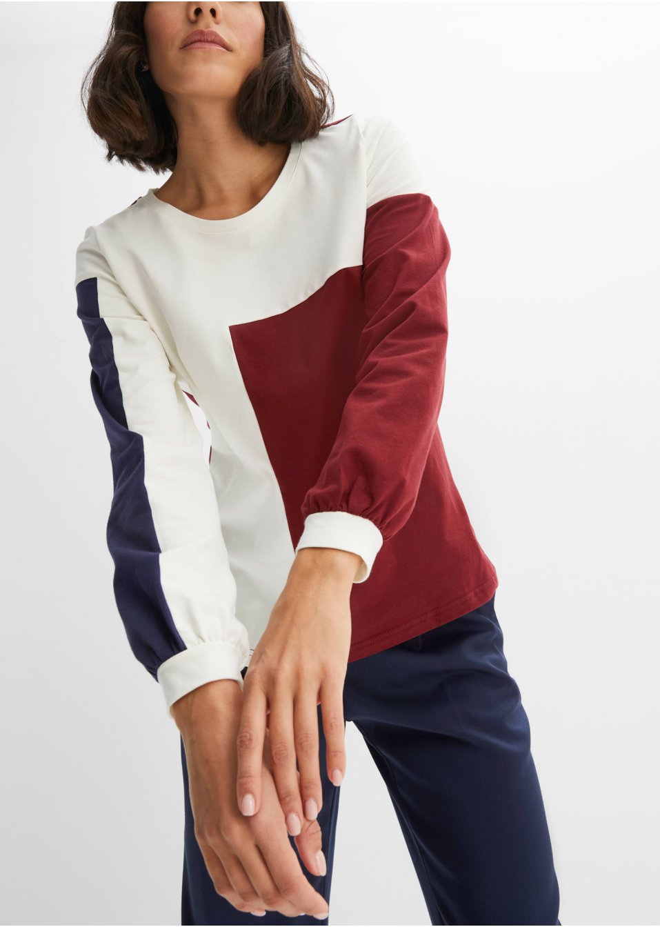 T-shirt style patchwork