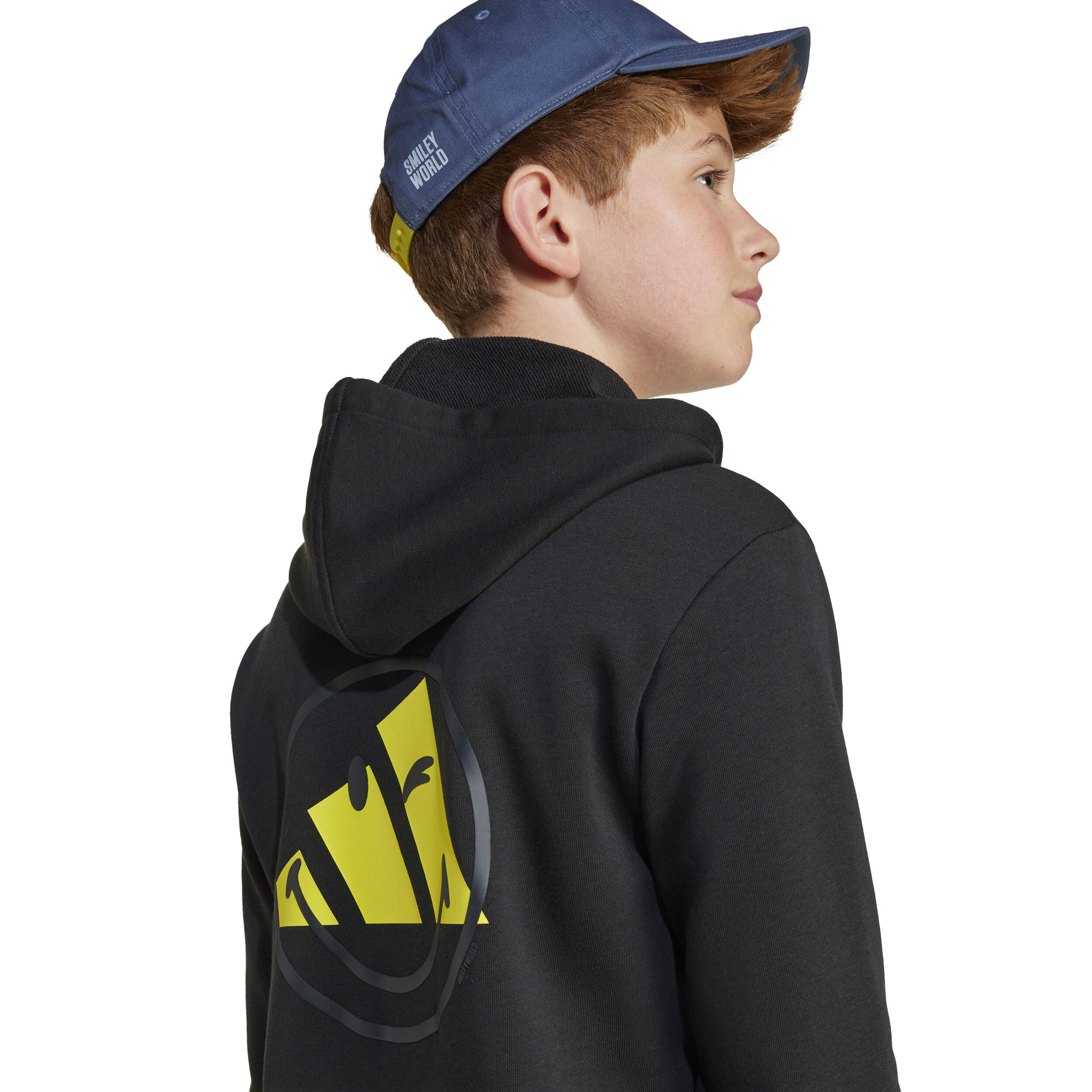 adidas Smileyworld Sweat À Capuche Enfants - Noir , Jaune