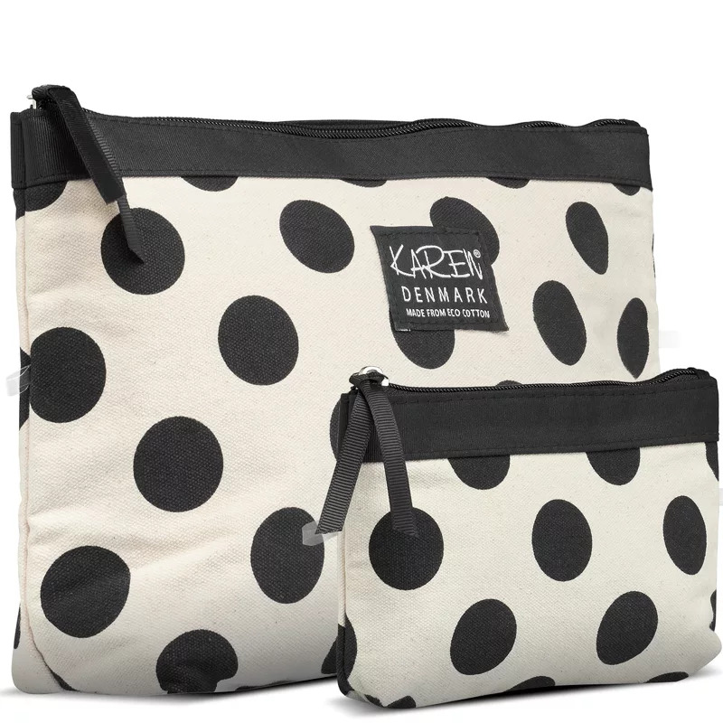 Gillian Jones Karen Cosmetic Bag 2 Pcs - Dots 10781