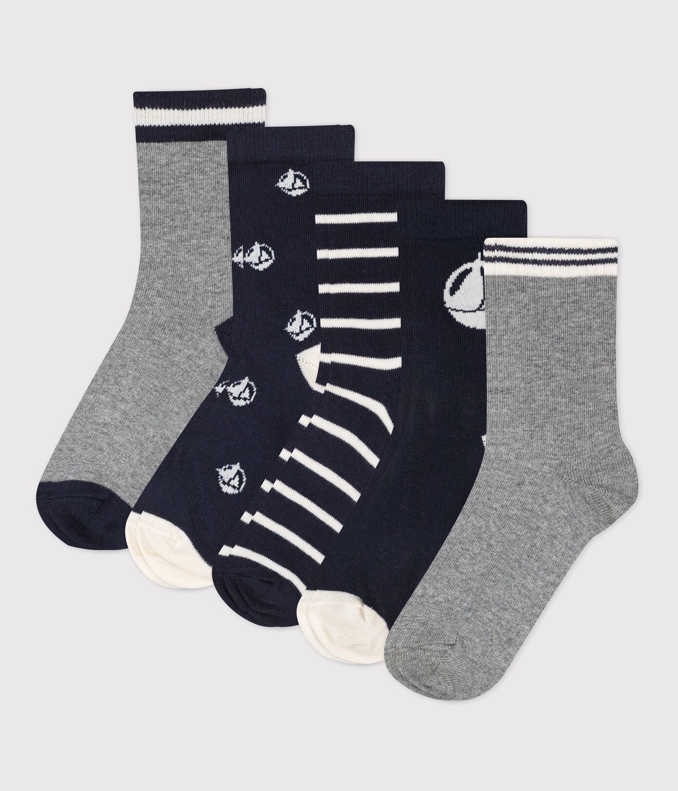 Lot de 5 paires de chaussettes garçon