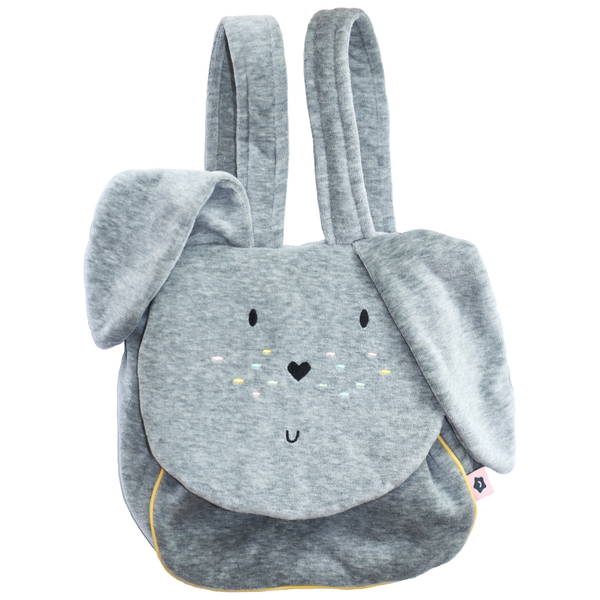 WigiWamaWigiWama   Samt Kinderrucksack Hase