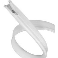 Gaine pour câble avec fermeture zip, 2,0 m, gris