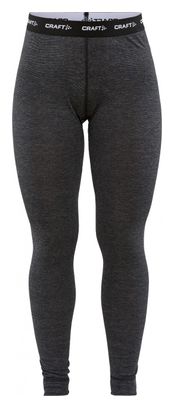 Collant Long Craft Core Wool Merino Noir Femme
