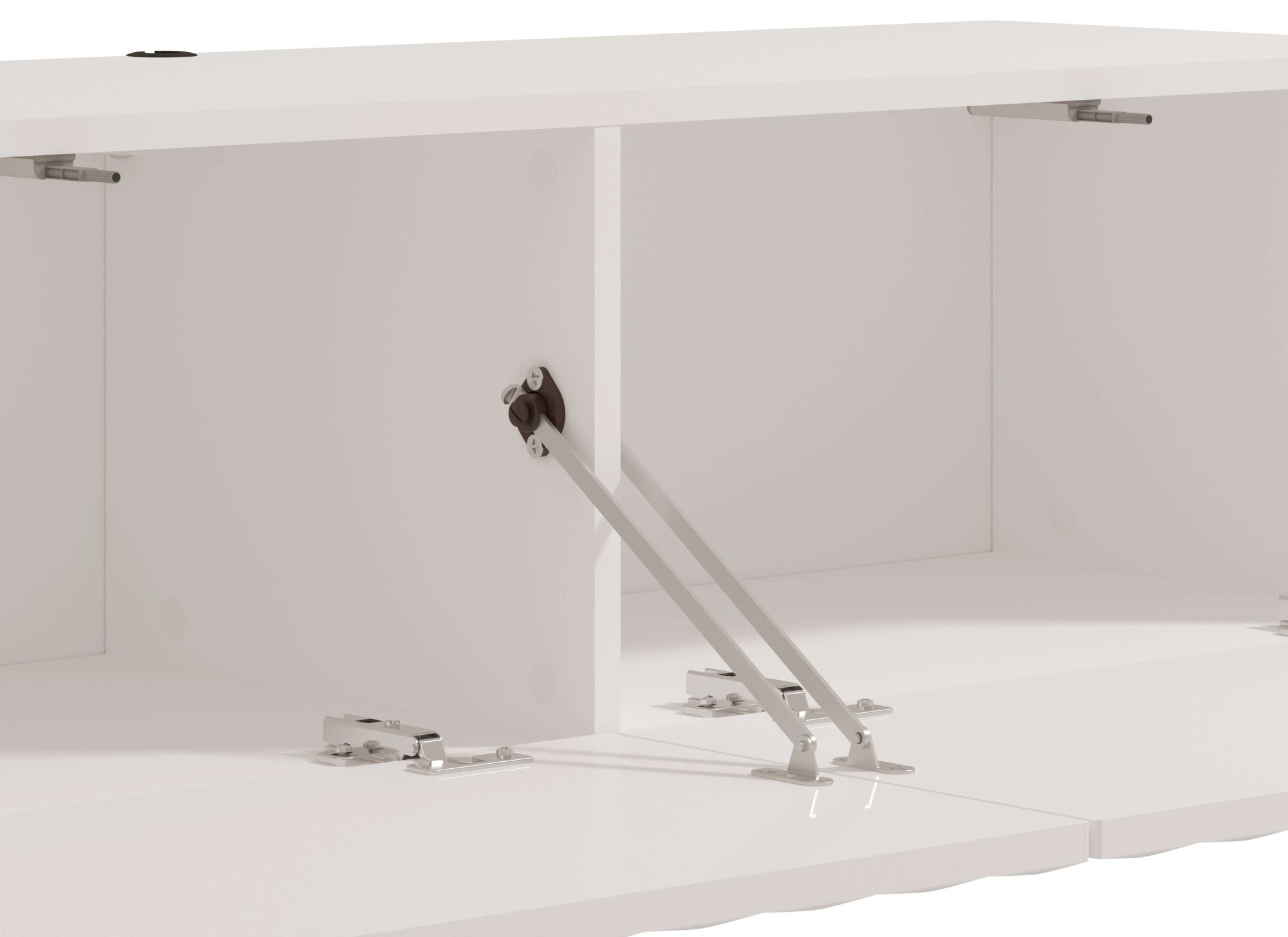 INOSIGN Lowboard »Antibes TV-Lowboard, Breite 192/154/128 cm, TV-Schrank« TV-Kommode, 3D-Fronten, Push-To-Open-Funktion, Wandmonatage