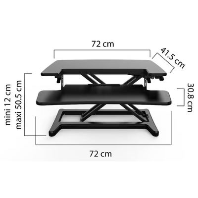 Ergo Desk 2 - Station de travail assis-debout - noir