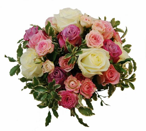 Blumenstrauß Rosenliebe, ca. Ø30 cm