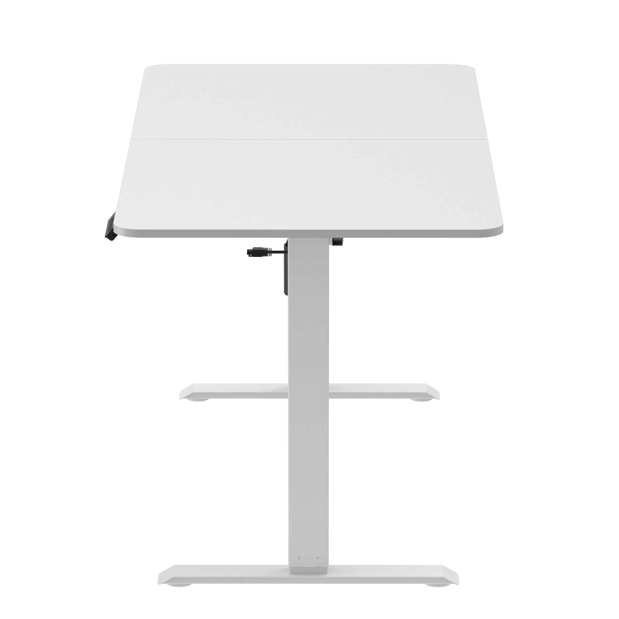 Stehpult elektrisch BUDGET weiss 140 x 70 cm