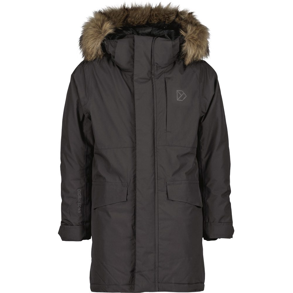 Didriksons Pyrit Parka Kinder schwarz