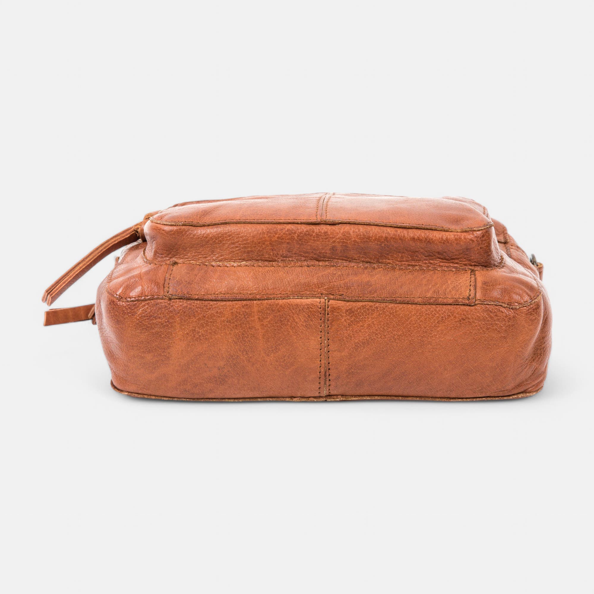 Sac bandoulière en cuir cognac