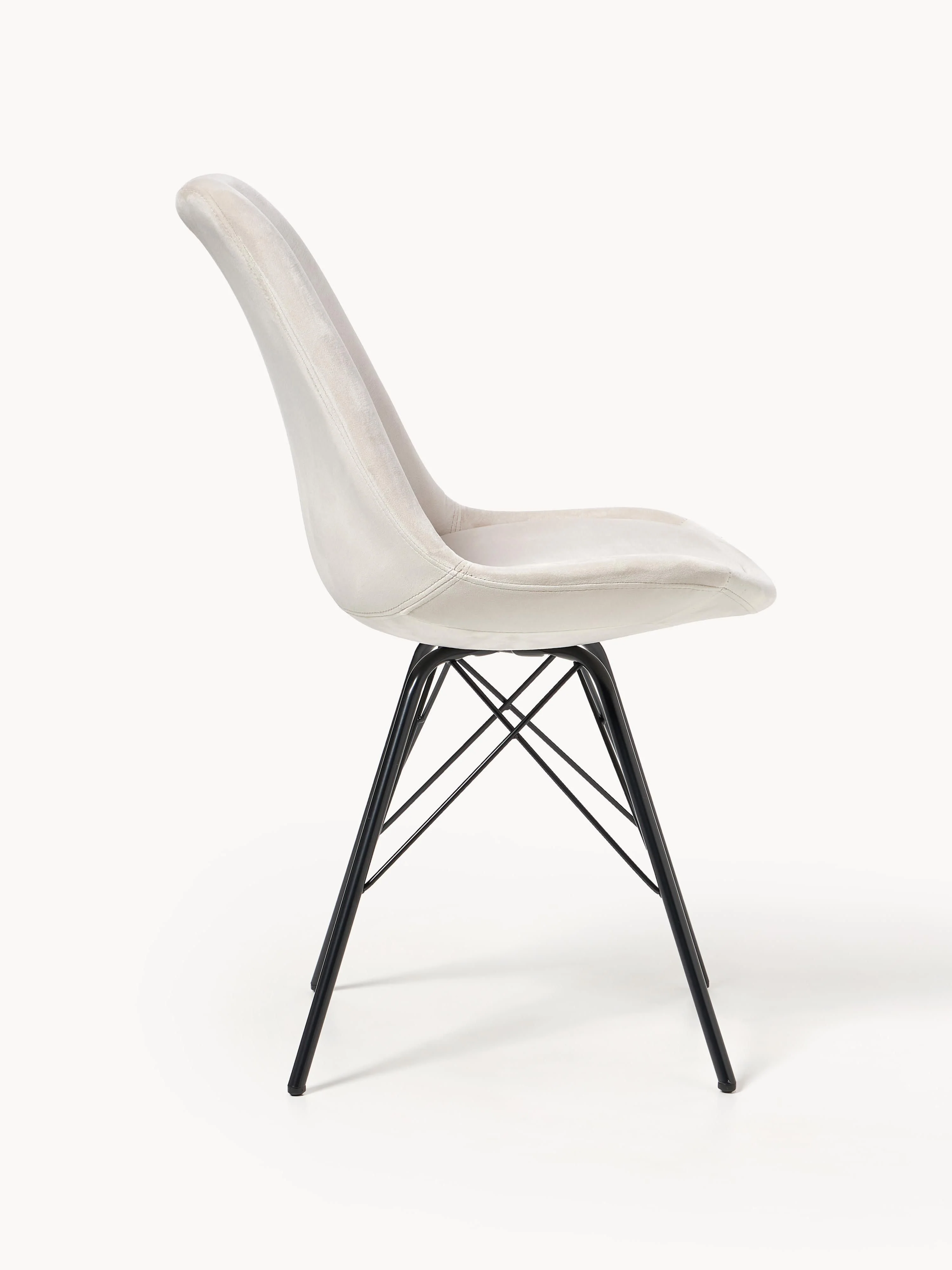 Fluwelen stoelen Eris, 2 stuks