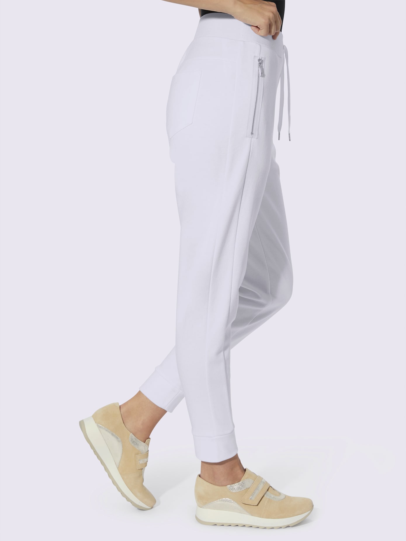 Pantalon en jersey forme jogging tendance