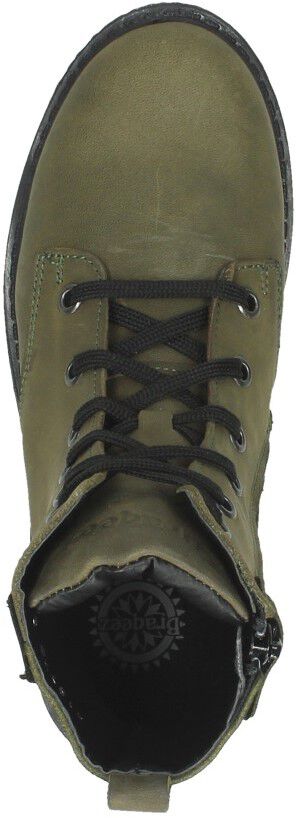 Braqeez Veterschoen hoog groen