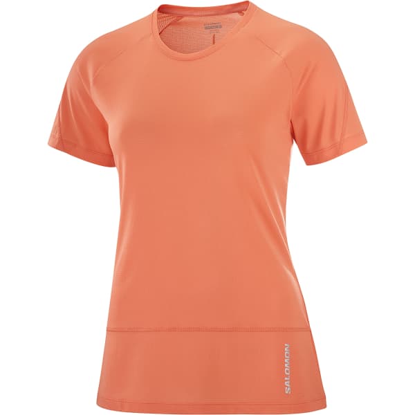 T-shirt trail SALOMON CROSS RUN SS TEE W CORAL