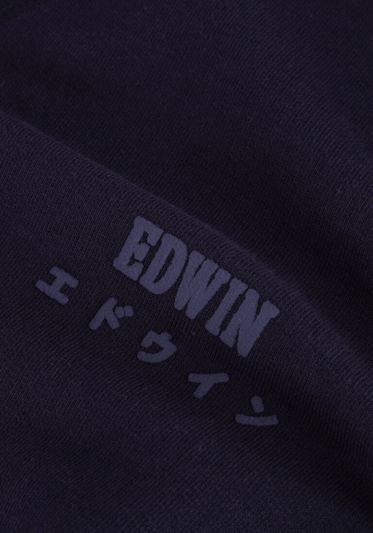EDWIN donkerblauwe edwin sweater base crew sweat heavy felpa