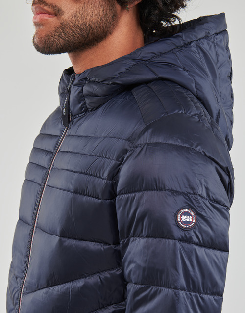 Jack & Jones - JJEFLY PUFFER HOOD - Marine
