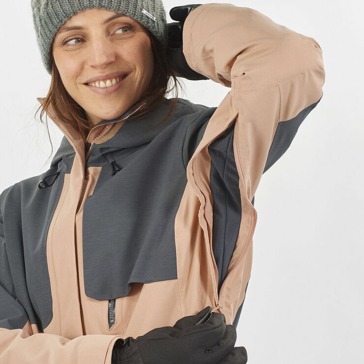 Salomon Proof Light Insulated Skijakke Grå