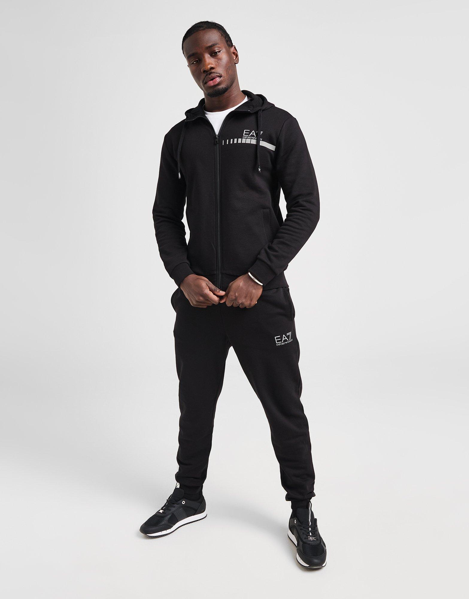 EA7 Emporio Armani Ensemble de survêtement Central Tape Zippé