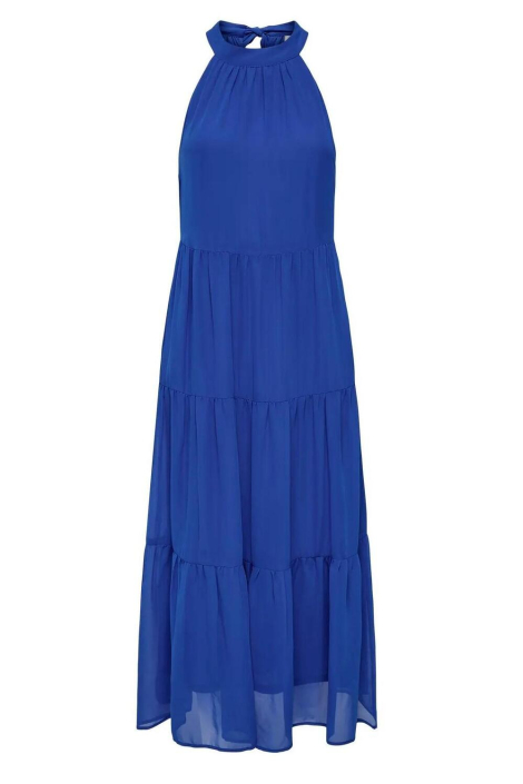Only blauwe dames jurk