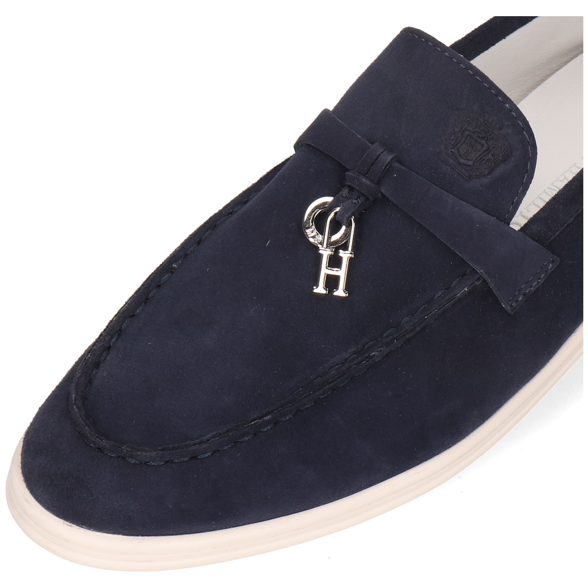 ADLEY 3 - Mocassins à talon plat | Bleu