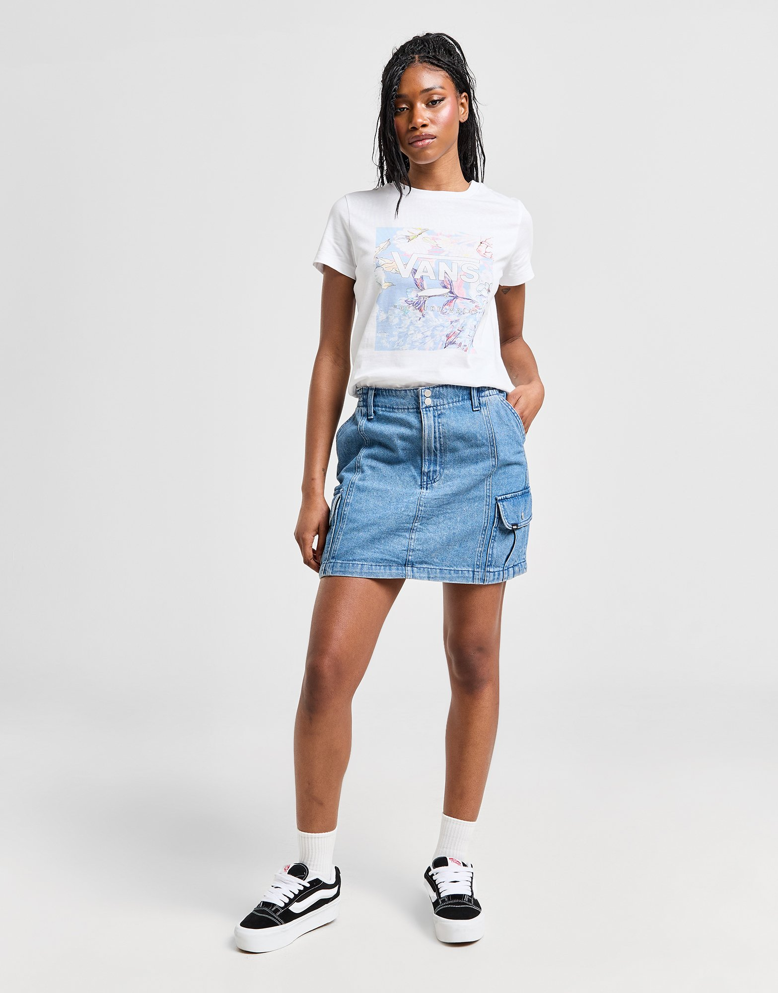 Vans T-shirt Flower Boxy Femme