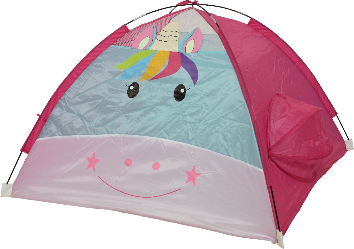Outdoor Living by Decoris kindertent Eenhoorn roze 120 x 120 x 80 cm