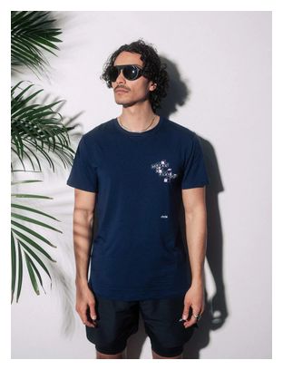 Maillot manches courtes Circle Iconic Pop Bleu Marine