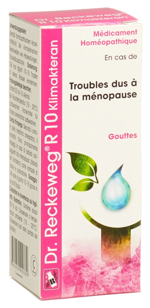 RECKEWEG R10 Klimakteran<br>50 ml, Flasche, Tropfen zum Einnehmen, Flüssigkeit
