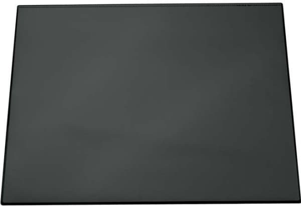 DURABLE - Skrivebordsmatte med gjennomsiktig belegg - 65 x 52 cm - plast - svart