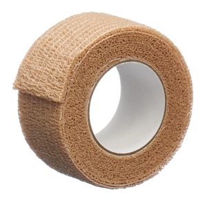 Flawa Fingerverband selbsthaftend 2.5cmx4.5m hautfarbig