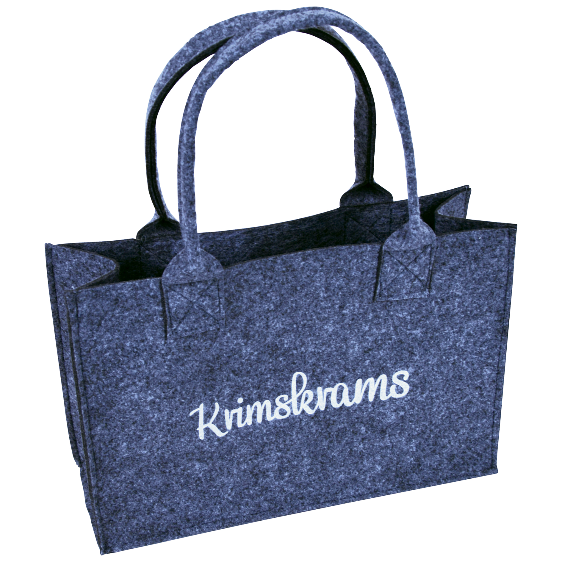 Filz-Tasche - Krimskrams - grau