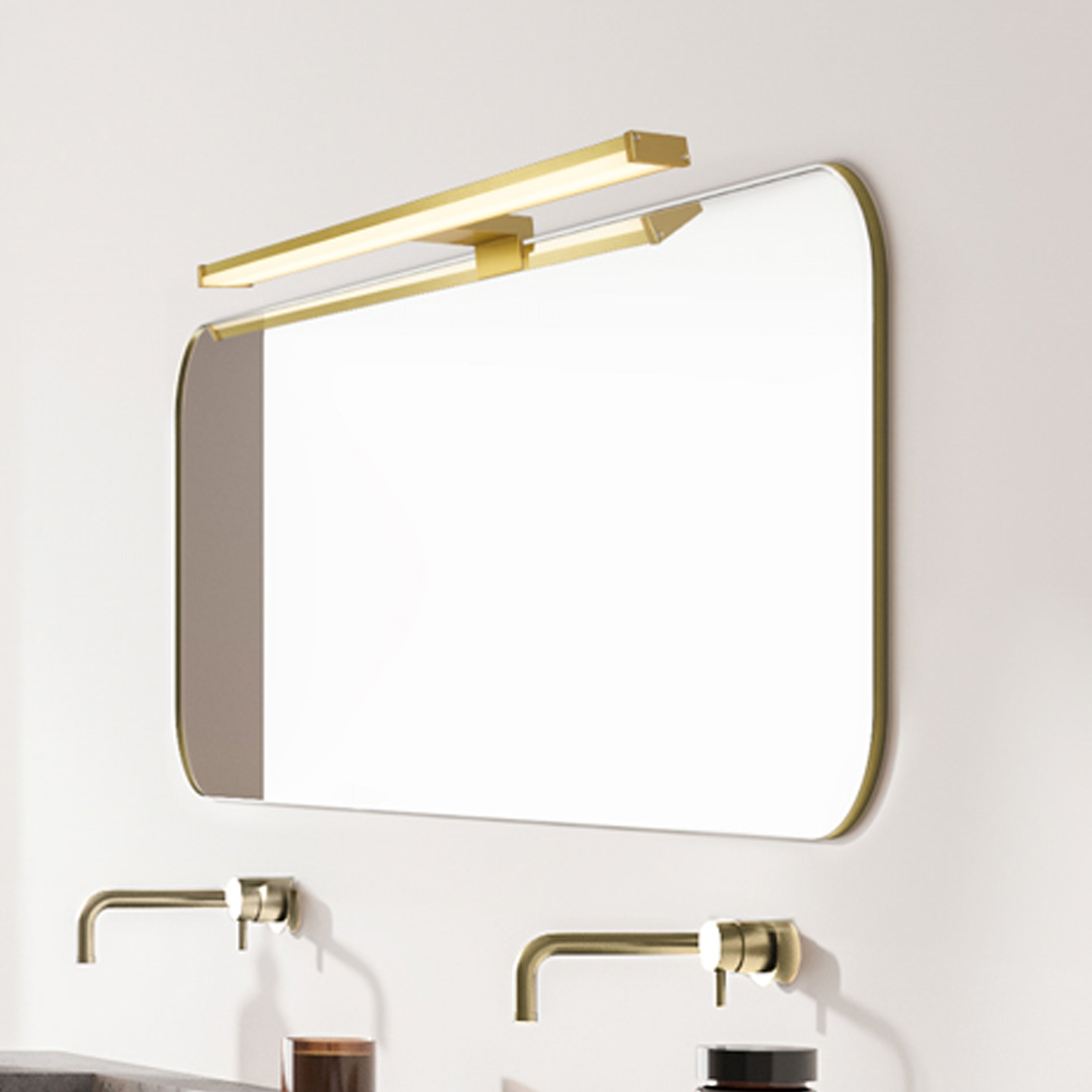 Searchlight Kos Badkamerlamp B 60 cm - Goud