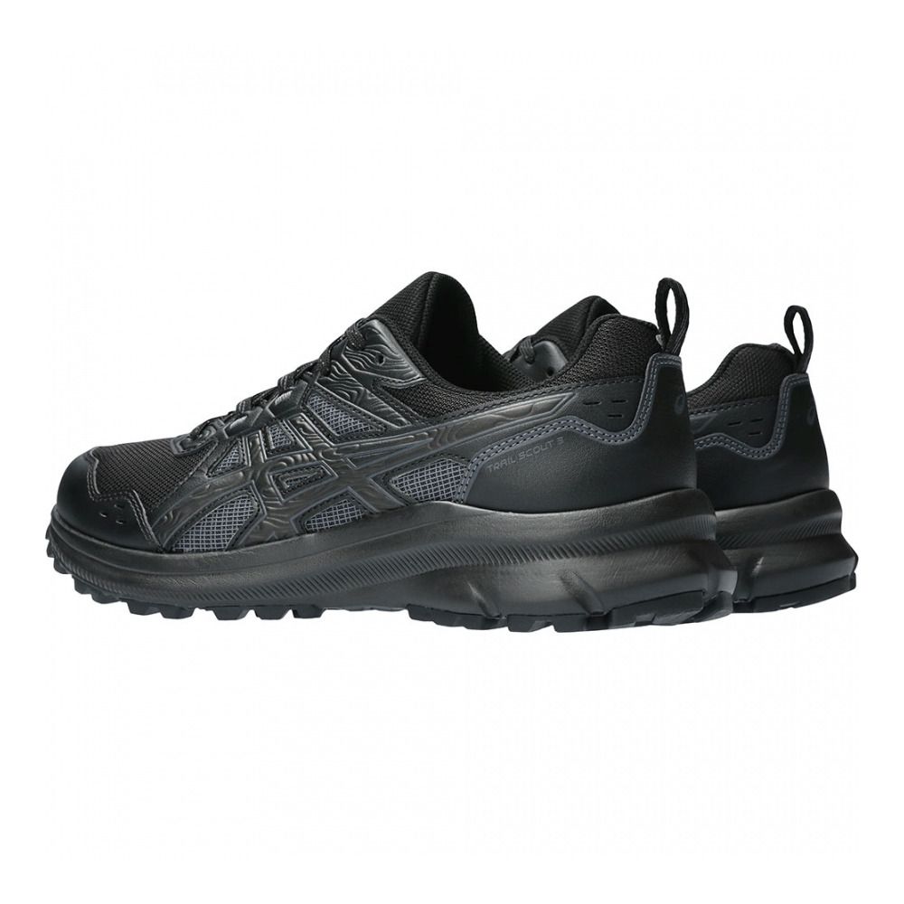 Asics TRAIL SCOUT 3 - Chaussures de trail Homme black/black