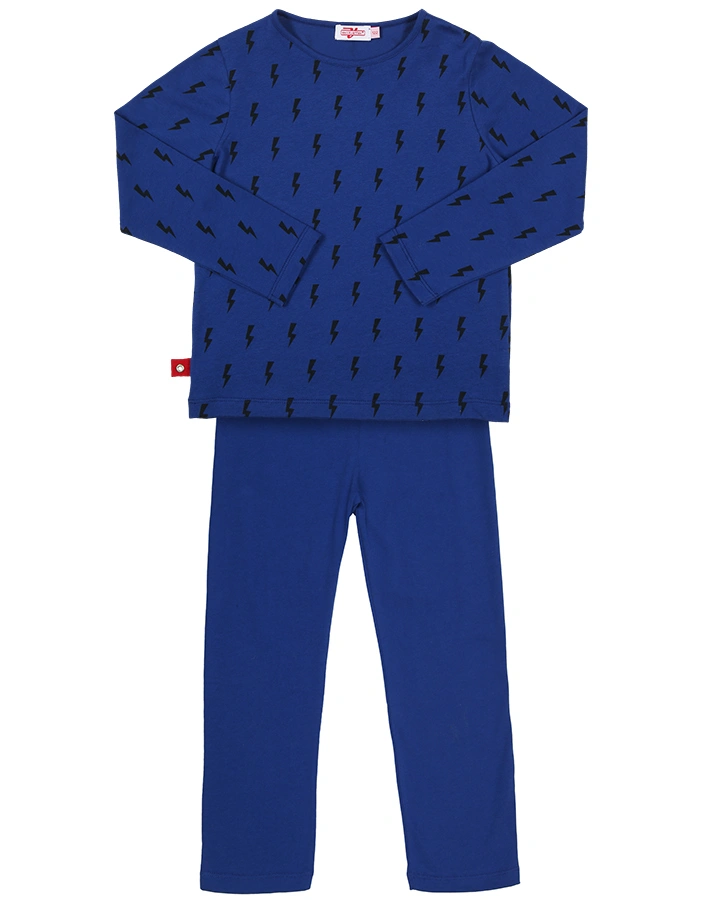 Schlafanzug BLIZZARD FLASH 2-teilig in royalblau
