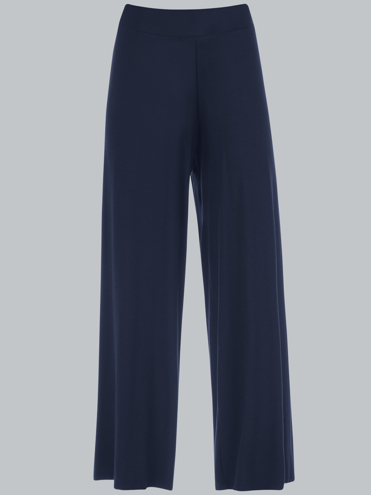 Freizeithose mit weitem Bein Navy