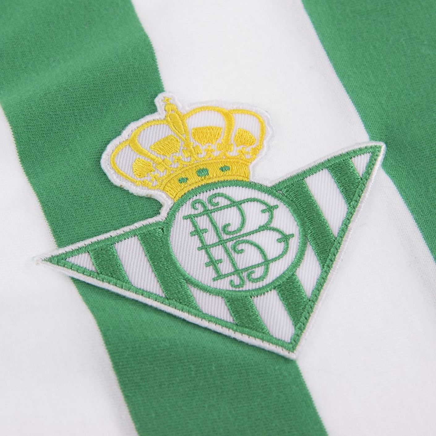 COPA Real Betis 1976-77 Retro Voetbalshirt Groen Wit