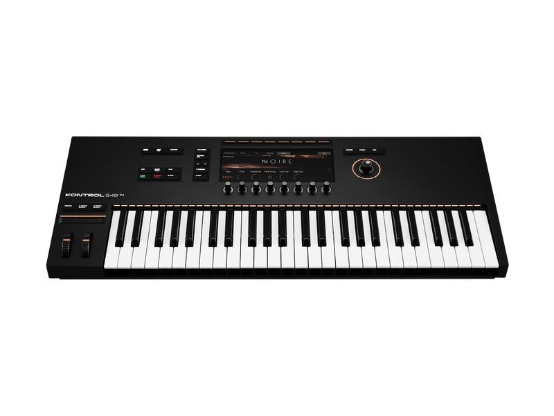 Native Instruments Keyboard Controller Kontrol S49 MK3 inkl Controller-Keyboard mit 49 halbgewichteten Tasten und Komplete 15 Standard