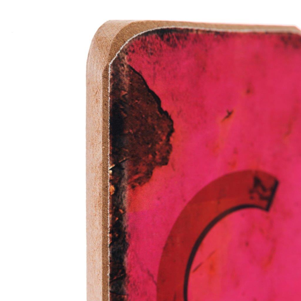 Holzschild LOVE IS WHAT YOU NEED - bunt - 40x40 cm