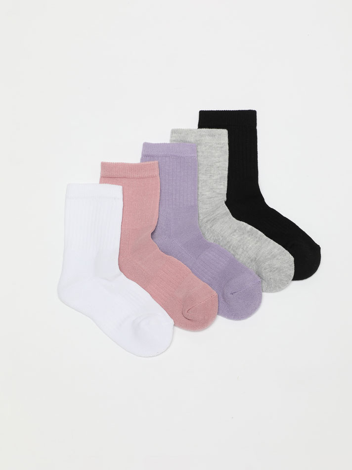 Pacote com 5 pares de meias esportivas - Sortidas