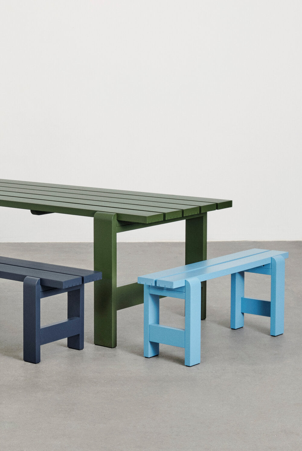 HAY  Weekday havebænk - Azure Blue