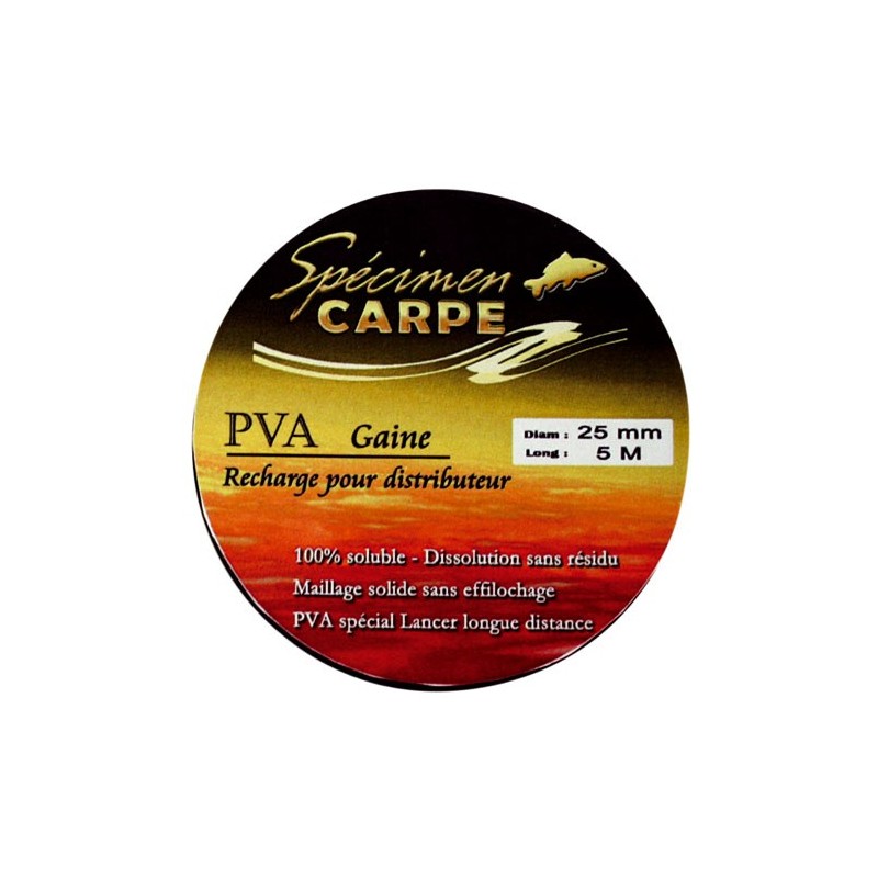 Recharge Filet Soluble Specimen Carpe Gaine Pva
