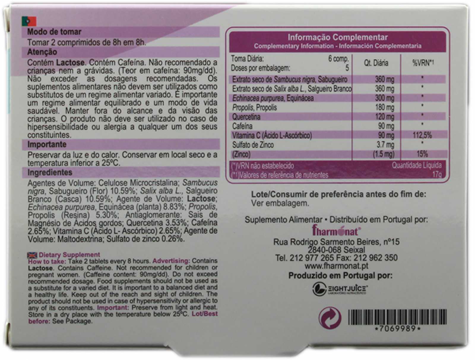 Fharmonat Aspigrip 30 Comprimidos
