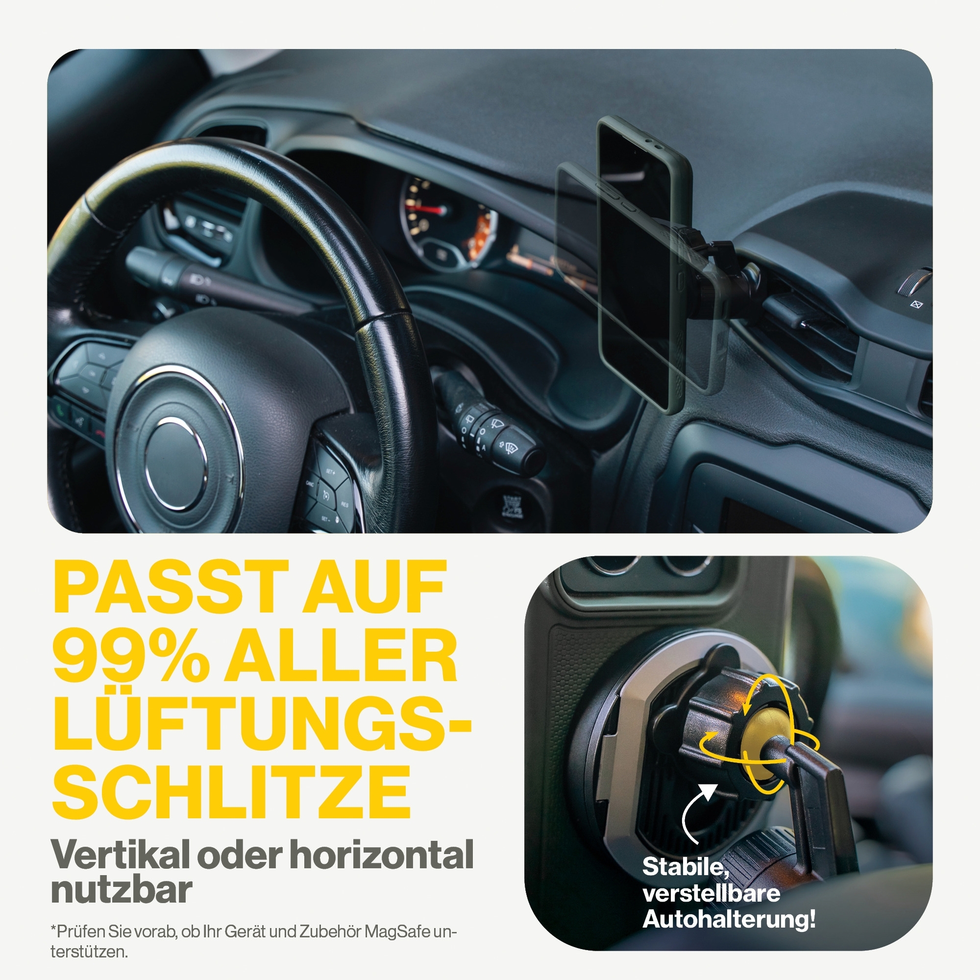 Aqiila Powerbird QC1 Drahtloses Handyladegerät und -halterung 15 W schwarz