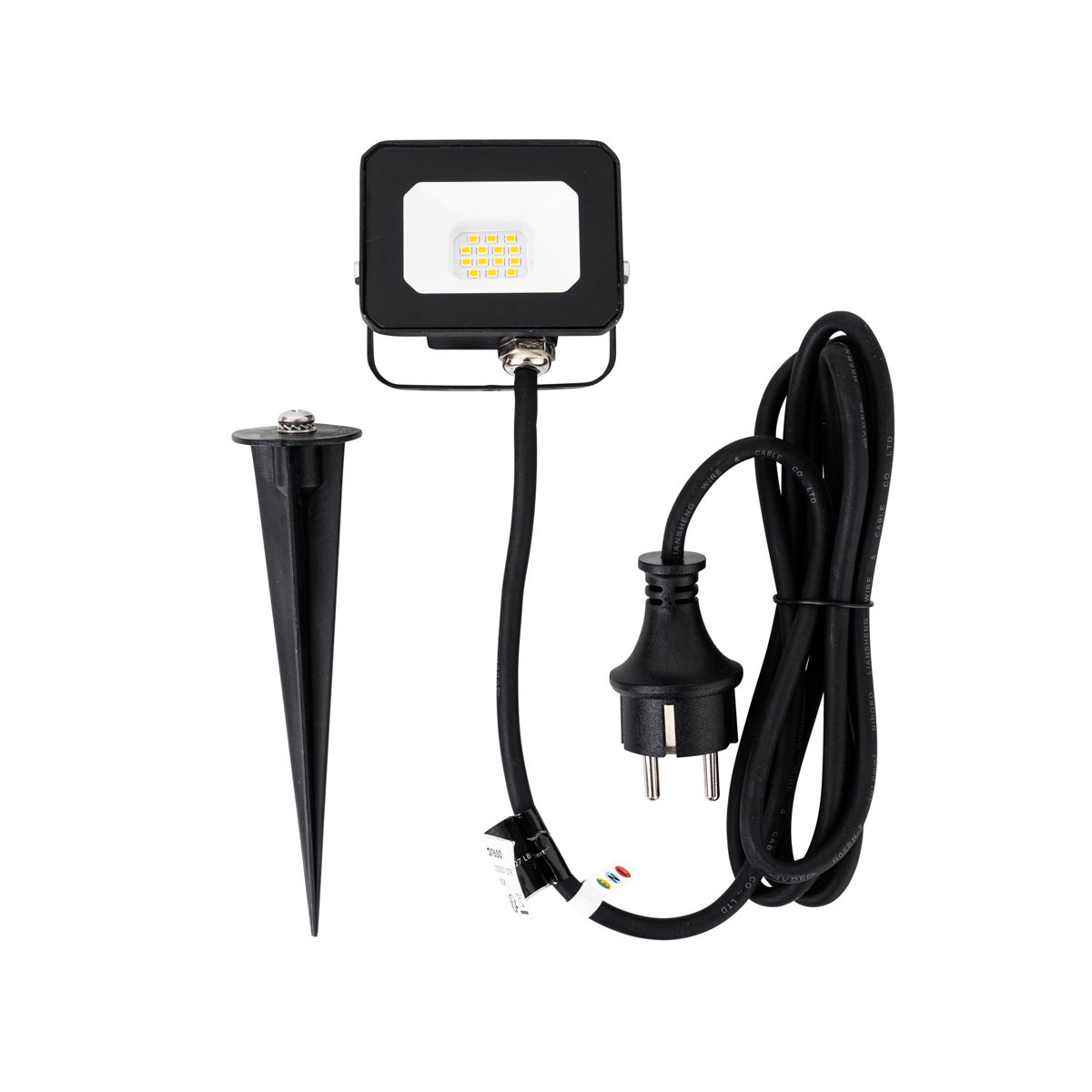 Straler zwart incl. LED met grondpin IP65 - Levana