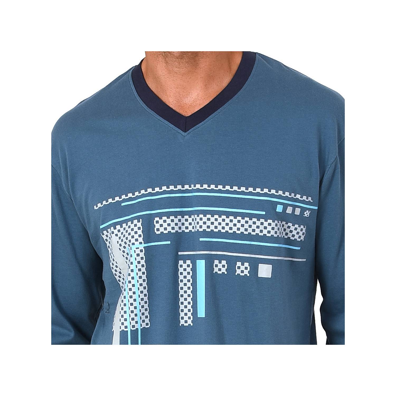 Normann Single-Jersey Herren-Schlafanzug