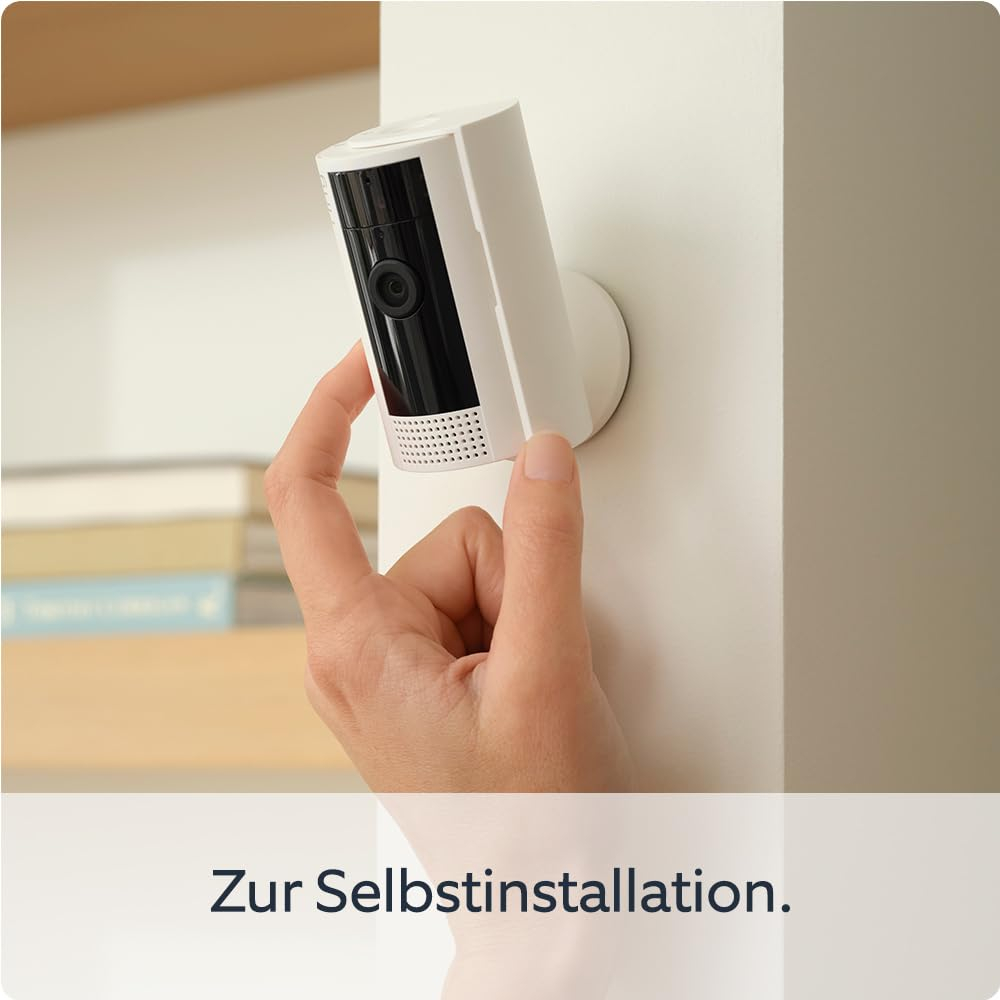 Indoor Cam (2. Gen.) Plug-in Sicherheitskamera 1080p Full HD mit Bewegungserkennung / Nachtsichtfunktion / Zwei-Wege-Audio - Weiss